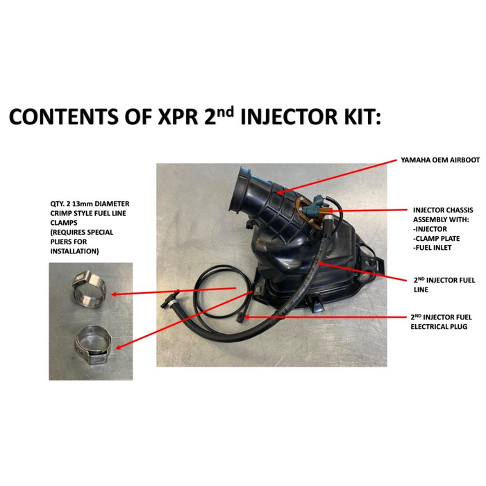 Yamaha YZ250F 2024-2026 2nd Injector kit (Please expect 1-2 weeks)
